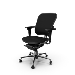 [FURN_0269] Office Chair Black